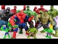 Hulk smash toys collections go  red hulk spider hulk vs incredible hulk marvel avengers battle