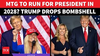 MAGA Power Map Shifts? Marjorie Greene 'Aims For White House In 2028'; Trump Opens Door For Return