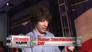 DW Drums Demo New Drum Stands at the Winter 2014 NAMM Show by Classic Drummer