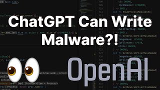 Getting ChatGPT AI to Write Malware