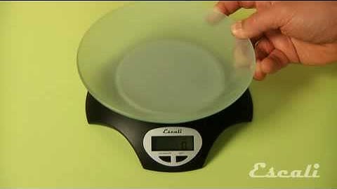 Escali Scales - Tare Feature - How It Works