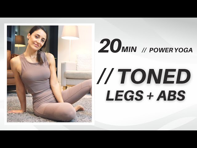 Power yoga for strong abs  This Power Yoga routine is a perfect way to  tone the abs and give you that lean, toned look! 💪 How to use: - preform  each