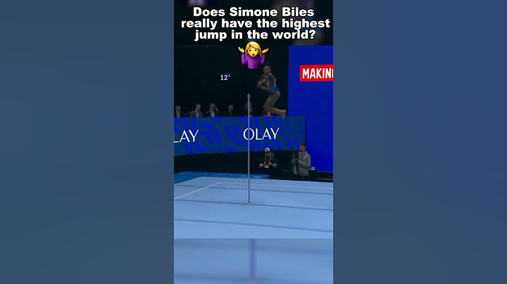 Simone Biles' INSANE 12ft Jump vs. Trinity Thomas' 2016 Floor! 🤯🔥 #Gymnastics #SimoneBiles