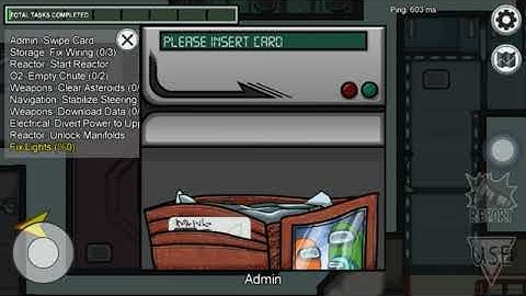 How to swipe card in admin | Among Us