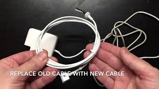 HOW TO FIX YOUR MACBOOK APPLE MAGSAFE CHARGER 1 & 2, CABLE REPLACEMENT