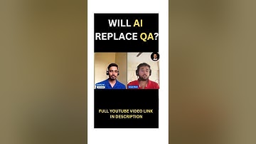 Will AI replace Testers? | Will AI replace QA Engineer ?