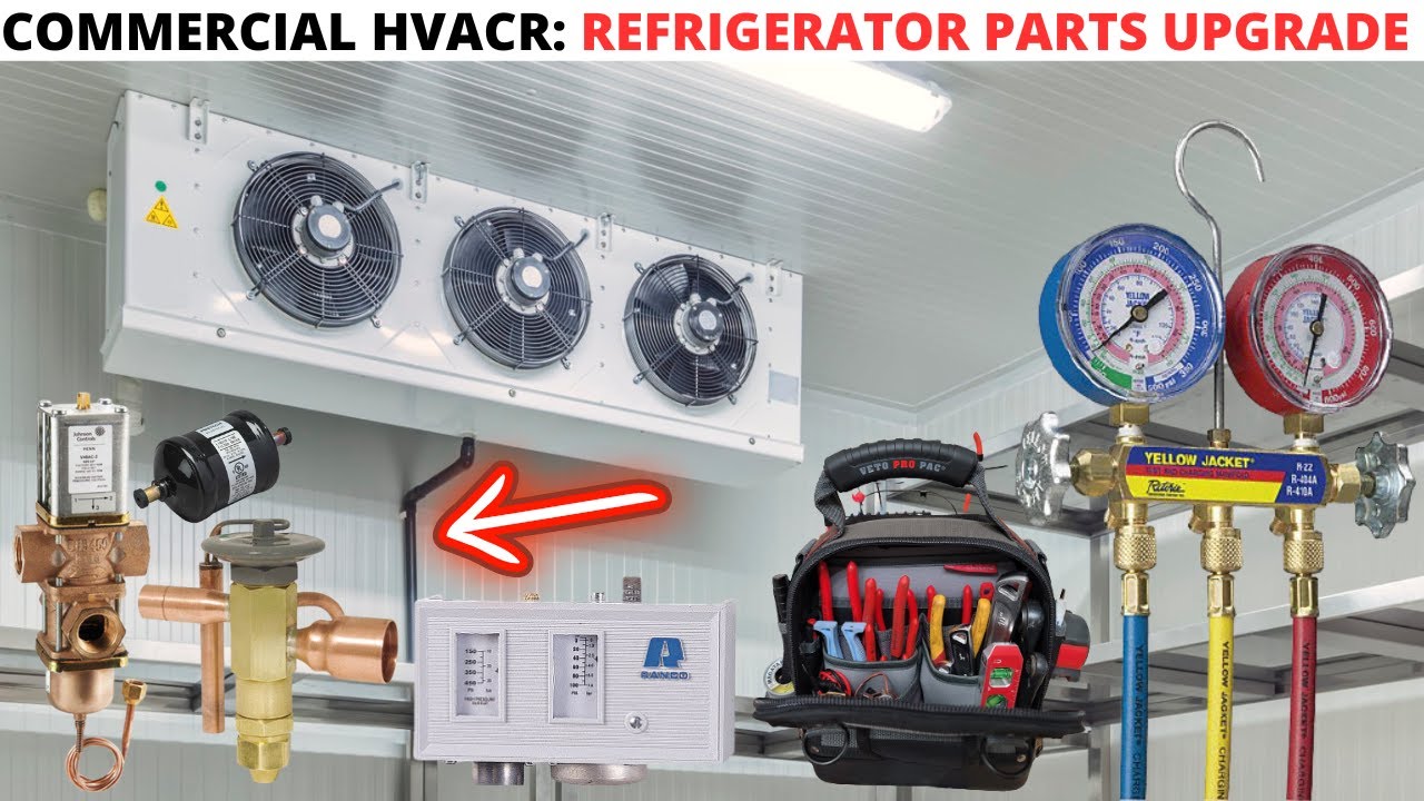 HVACR Service Call:Commercial Refrigerator/Wine Cooler Parts Upgrade/Repair (TXV, LPC, HPC, WRV)