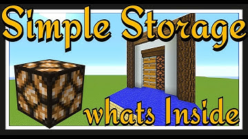 Minecraft Tutorial: Simple Storage & Light Indicators for each chest