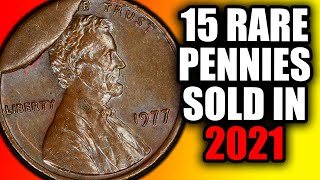 15 RARE PENNIES RECENTLY SOLD IN 2021