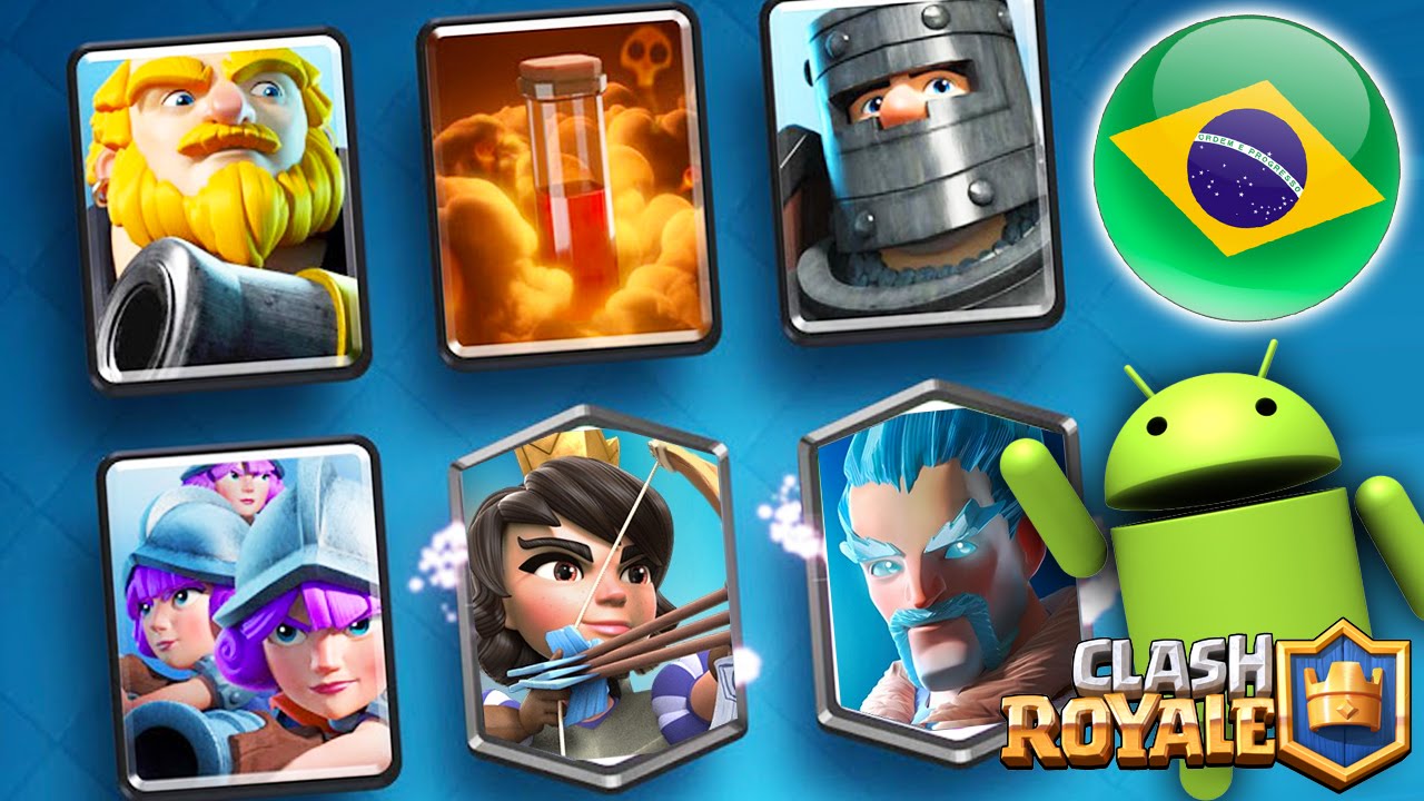 JOGANDO NO ANDROID A ATUALIZAÇÃO DO CLASH ROYALE (EM PORTUGUÊS)