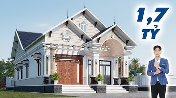 Chỉ 1,7 tỷ TRỌN GÓI biệt thự vườn cấp 4 mái thái siêu đẹp do Maxhome thiết kế thi công trọn gói