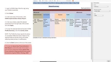 08 FDRS Implementation Status Report (View/Filter/Export)