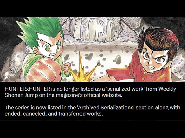 Shonen Jump News on X: HUNTERxHUNTER has officially broken its