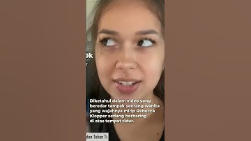 Thumbnail of FADLY FAISAL TAK TERIMA DISEBUT PEMERAN PRIA DALAM VIDEO VIRAL REBECCA KLOPPER