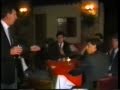 Alex Ferguson & Ron Greenwood after dinner speech after Manchester Utd played Weymouth in 1987