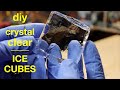 How To Make ● Crystal Clear Ice Cubes !