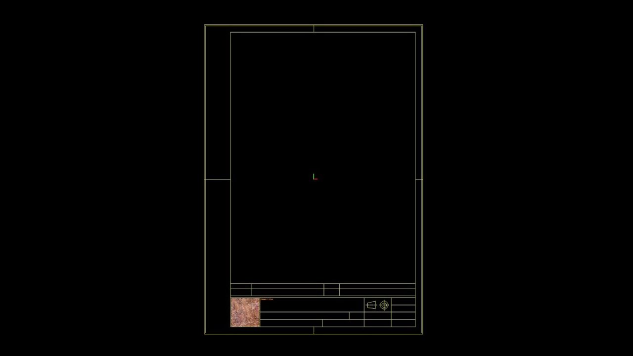 Drawing - Creating Sheet Templates