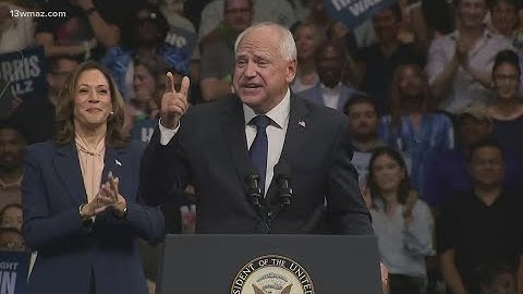 Kamala Harris and running mate Tim Walz quickly hit the campaign trail | Election 2024
