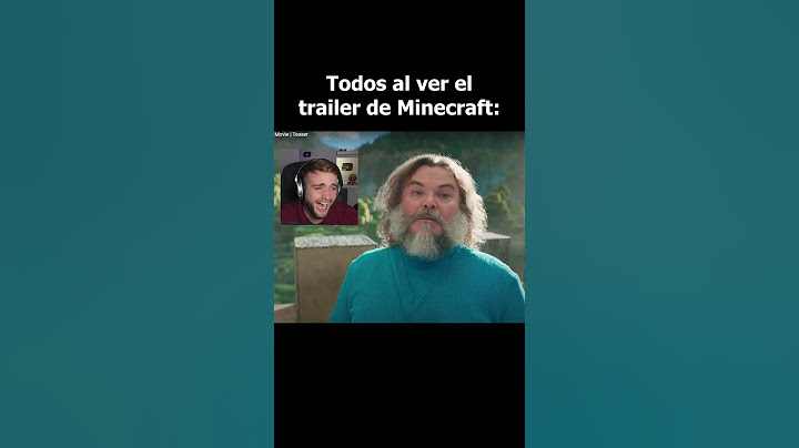 Todos al ver el Trailer de Minecraft: