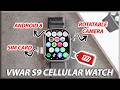 VWAR S9 ANDROID Watch Full Review | 4G Sim SUPPORT, Rotatable Camera, AMOLED!
