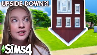 i tried to build a house UPSIDE DOWN in the sims 4