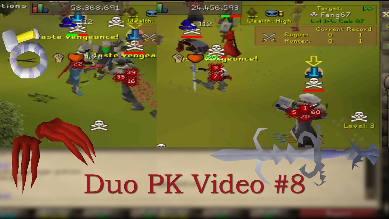 Duo PK Video #8 - Maxed 60 Att Zerker - 75 Att Rune Pure