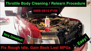 My F150 Needed This! | Throttle Body Clean / Relearn Procedure