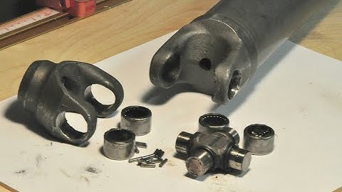 What to do if your bearings fall out of U-Joint Cap.