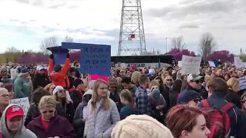Oklahoma Teacher Rally - Images from outside