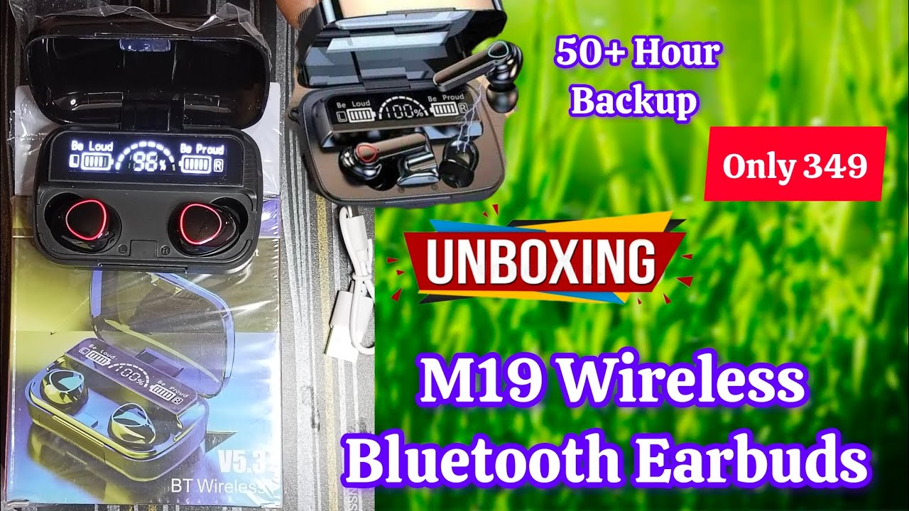 m19-wireless-bluetooth-earbuds-unboxing-and-details-tranding-m19-m10