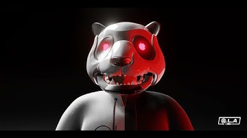 3D PANDA HEAD REVEAL NFT ANIMATION VIDEO || OELAY MEDIA DUBE