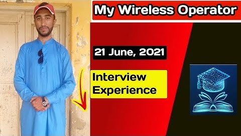 Wireless Operator Interview | My Experience Tips || Sindh police