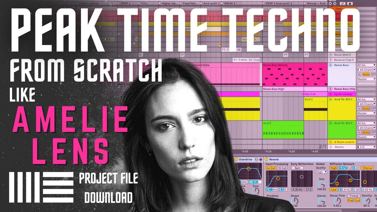 Amelie Lens Style Techno From Scratch Tutorial ( Ableton Live project download )