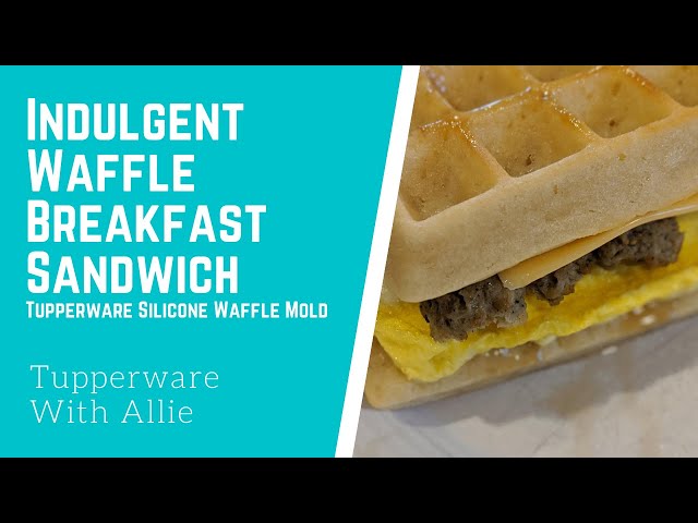 Make Waffles In Your Kitchen With Tupperware Silicone Waffle Maker