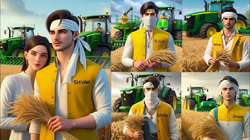 Create Gehu Katai 3D Ai Photo Editing | Gehu Katai photo video editing | Bing Ai imege creator New