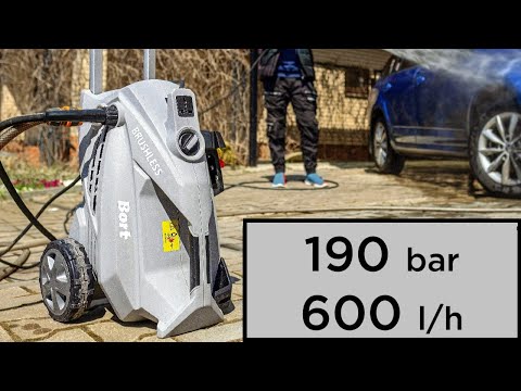 Видео: Полу профессиональная автомойка по цене любительской Bort KEX-3000