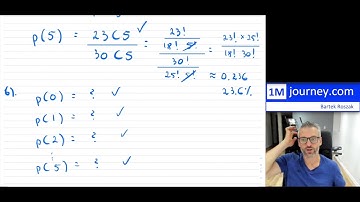 Hypergeometric Distribution Example using Desmos