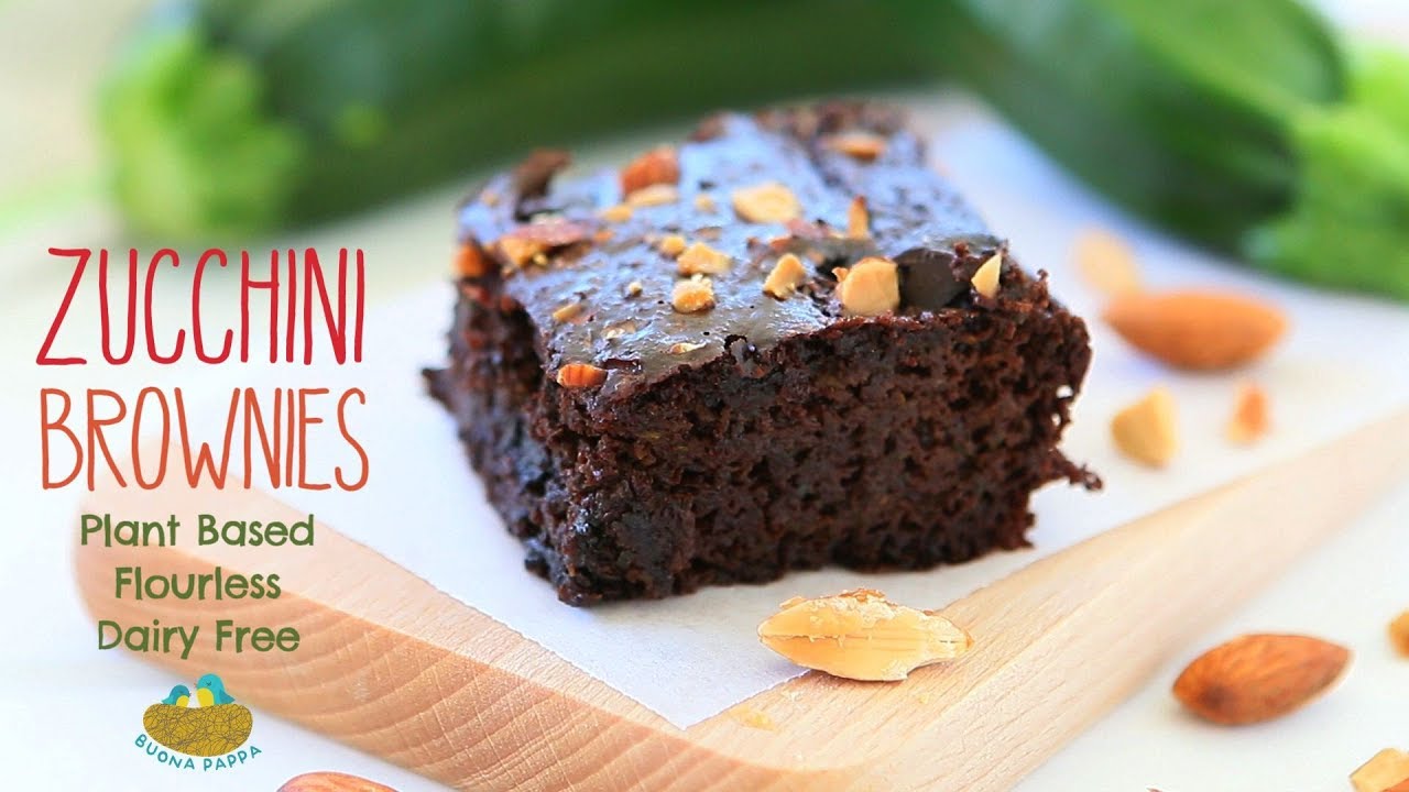 Zucchini Brownies - Plant Based, Flourless, Dairy Free +12M | BuonaPappa