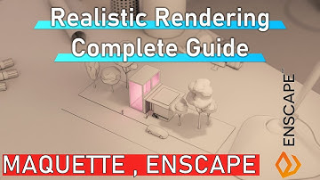 Realistic Rendering In SketchUp Enscape | MAQUETTE RENDER