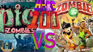 The Hard 100: Un-Death Match: Tiny Epic Zombies Vs Zombie 15'