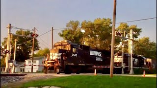 NS B32-8 #3543 & SD40-2 #3406 In Maumee, Ohio September 12,2011