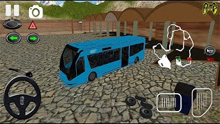 Offroad Bus Simulator: 3D Coach Driver Games - Android Gameplay 1080p60 screenshot 4