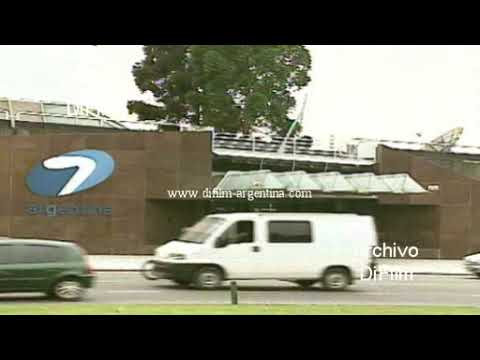 Fachada edificio Canal 7 TV Publica - Antenas - Avenida Alcorta 2001