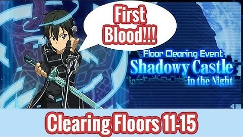 SAO MD: The Shadowy Castle in the Night Floor Clearing Event 11-15 (HD)