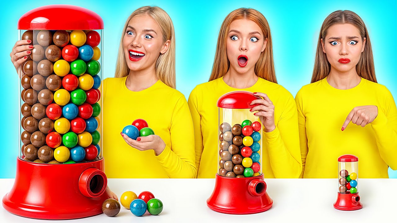 Большая, Средняя или Маленькая Тарелка Челлендж | Смешные Кулинарные Войны от Multi DO Joy