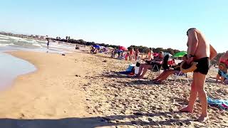 Don't Miss A Walking Tour Of The Best Beaches In Spain | Valencia City Beach August 26 Part 2, 4K