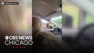 Ostrich bites former U.K. prime minister Boris Johnson