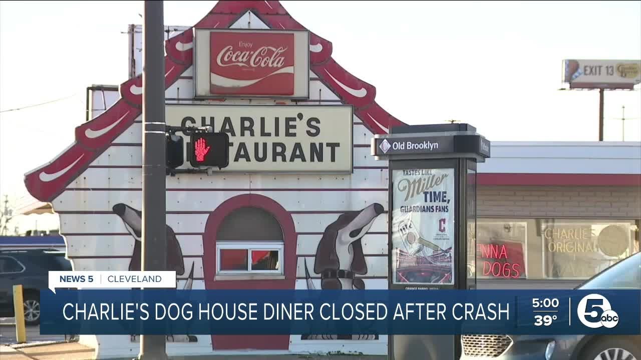 Charlie's Dog House Diner closes after car crashes into building