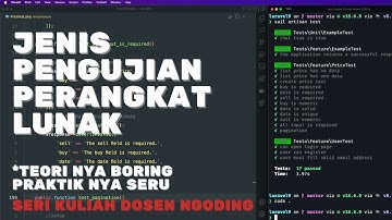 Kuliah Stream : Jenis Jenis Pengujian Perangkat Lunak