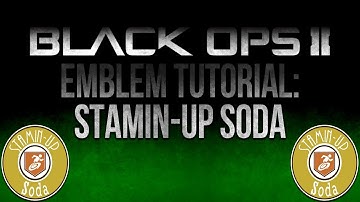 Black Ops 2: Stamin-Up Soda Emblem Tutorial! (Black Ops 2 Emblem Tutorial)